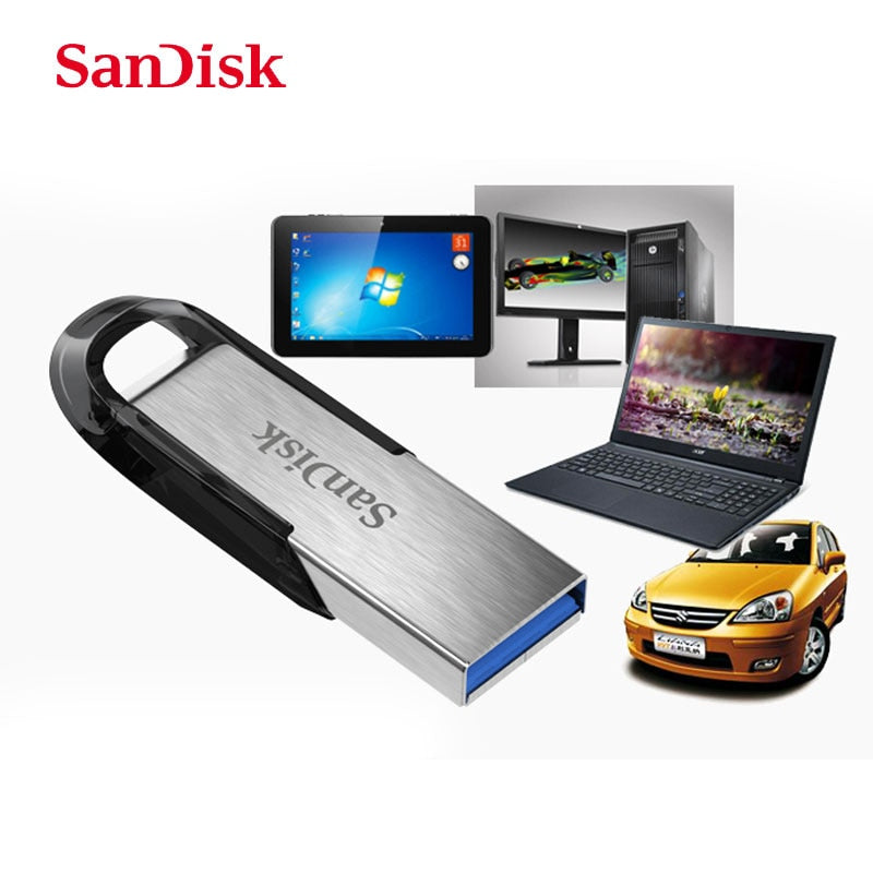 SanDisk CZ73 USB Flash Drive 256GB 128GB 64GB 32GB USB 3.0 Metal Encryption Pen Drive 16GB Memory Stick Storage Device U Disk